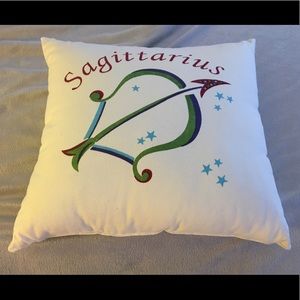Sagittarius canvas decorative pillow
